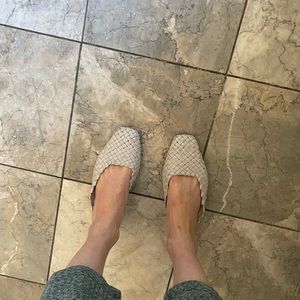 Braided LOQ mules slides flats